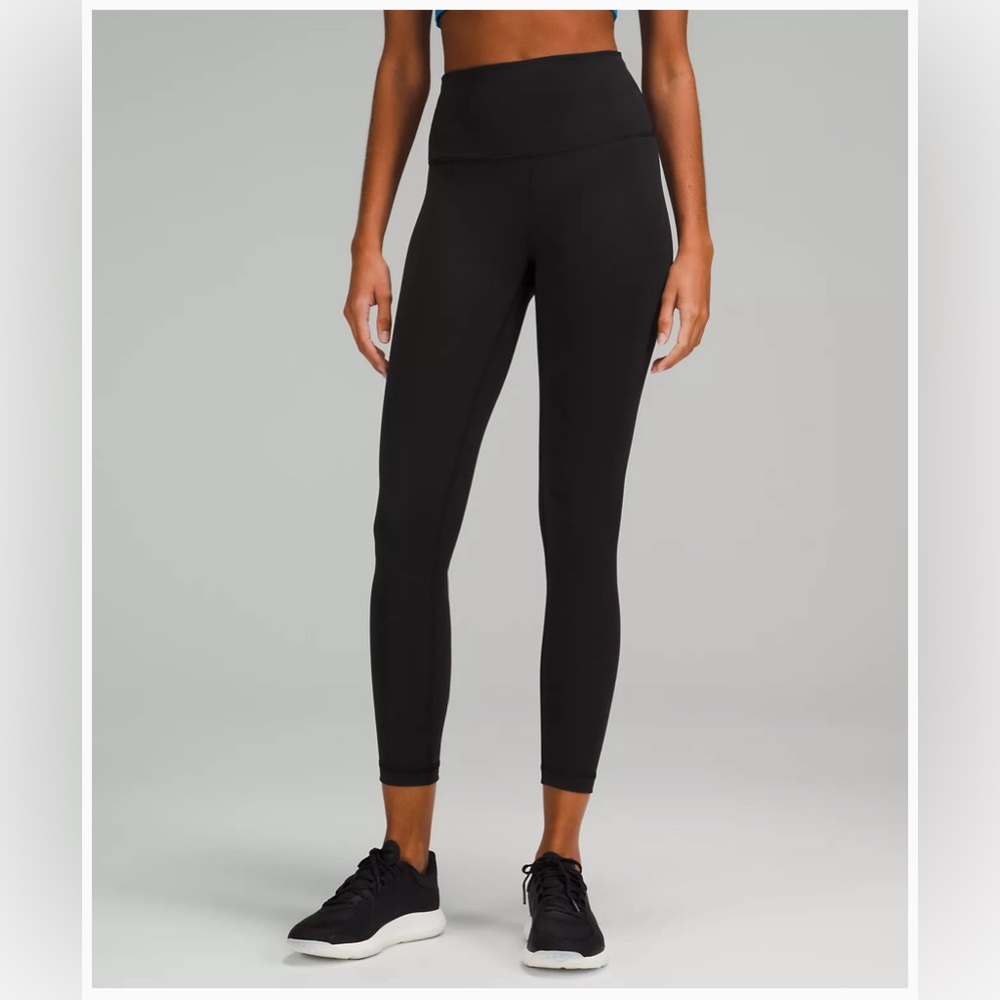 Lululemon Black Wunder Train High Rise Tight